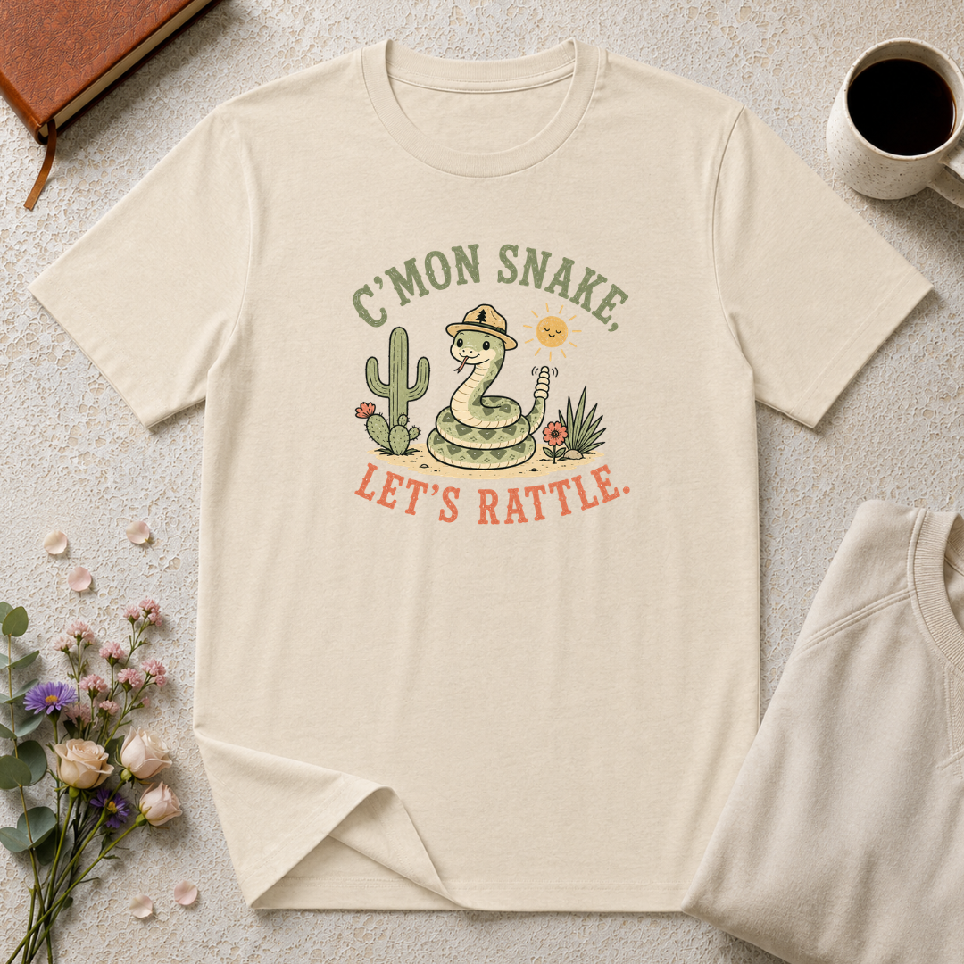 C'mon Snake Let's Rattle Desert T-Shirt