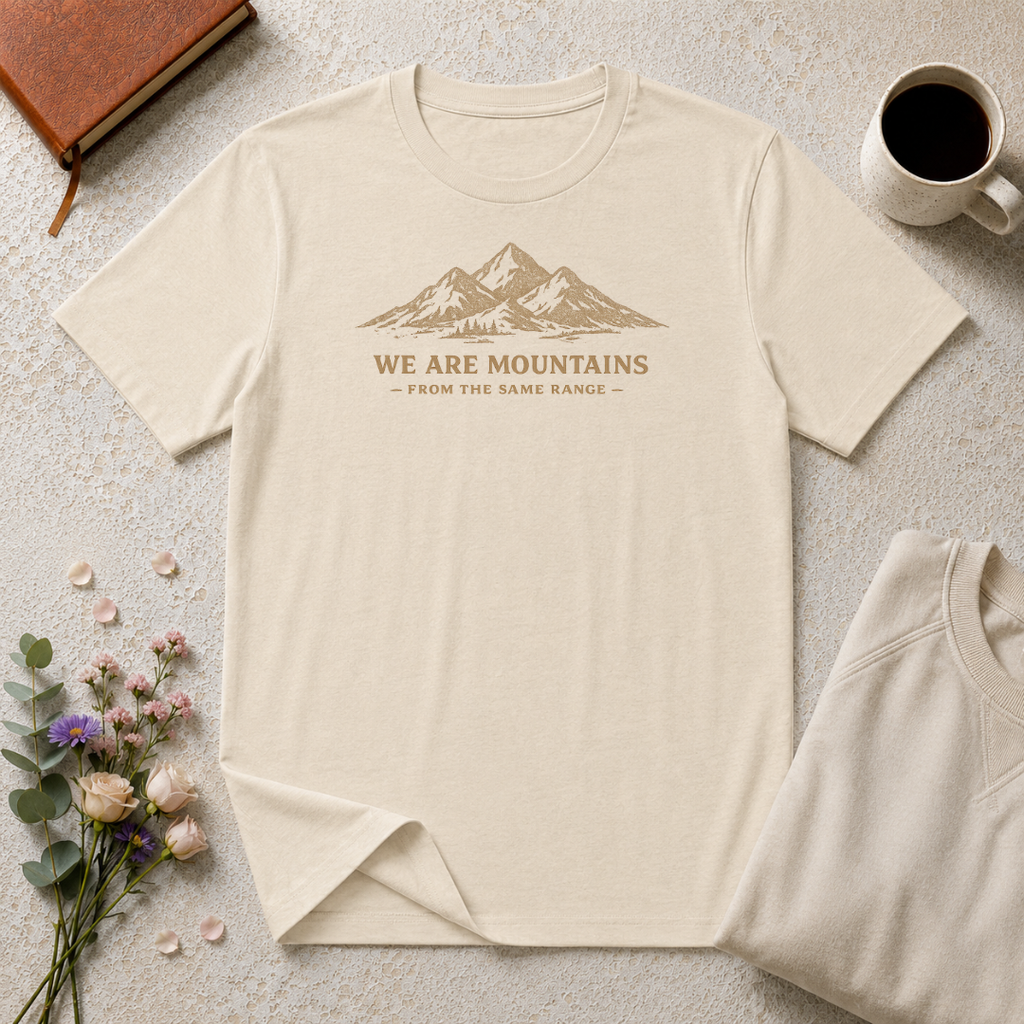 We are mountains from the same range retro outdoors T-Shirt