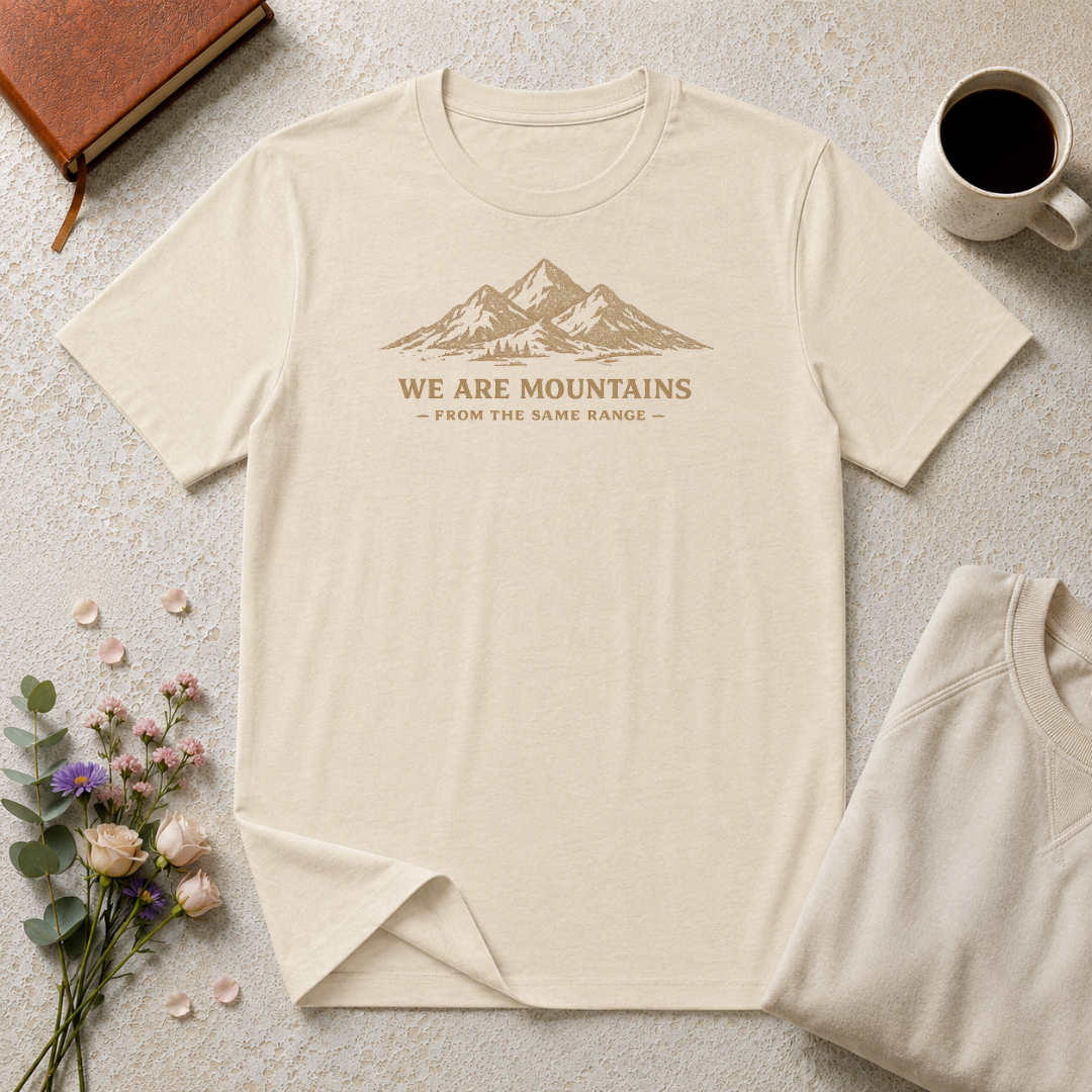 We are mountains from the same range retro outdoors T-Shirt