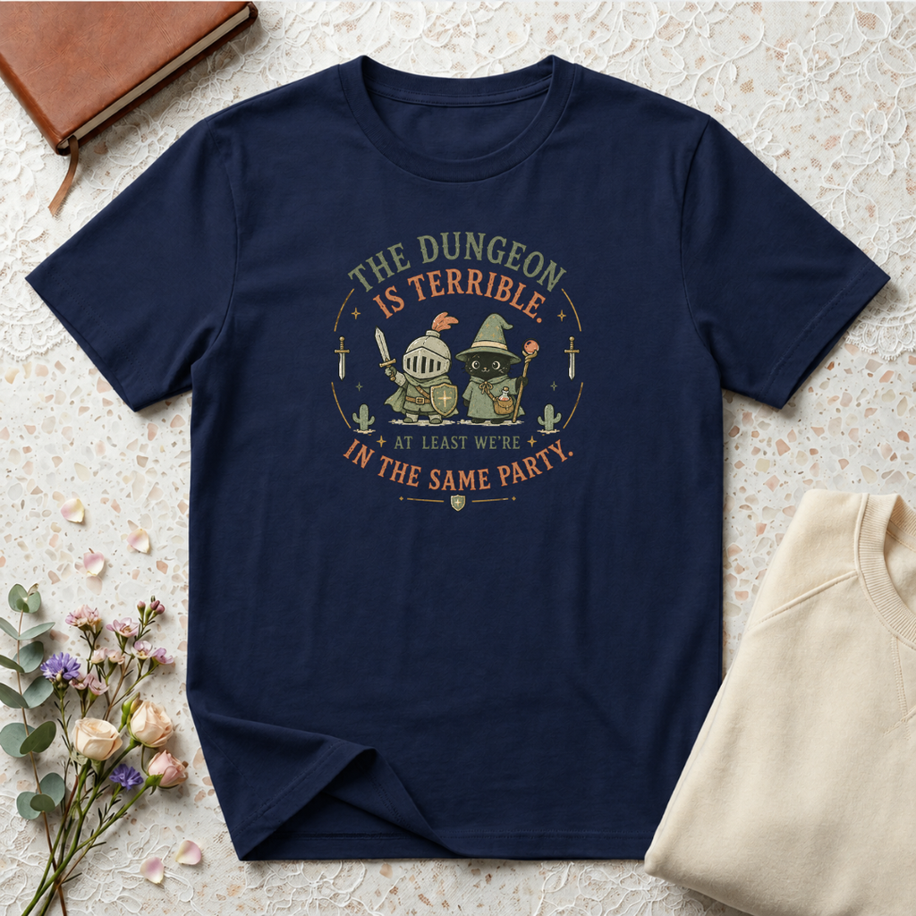 At Least We're in the Same Party RPG T-Shirt