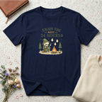 Enjoy the Next 24 Hours:) Skeleton Camping T-Shirt