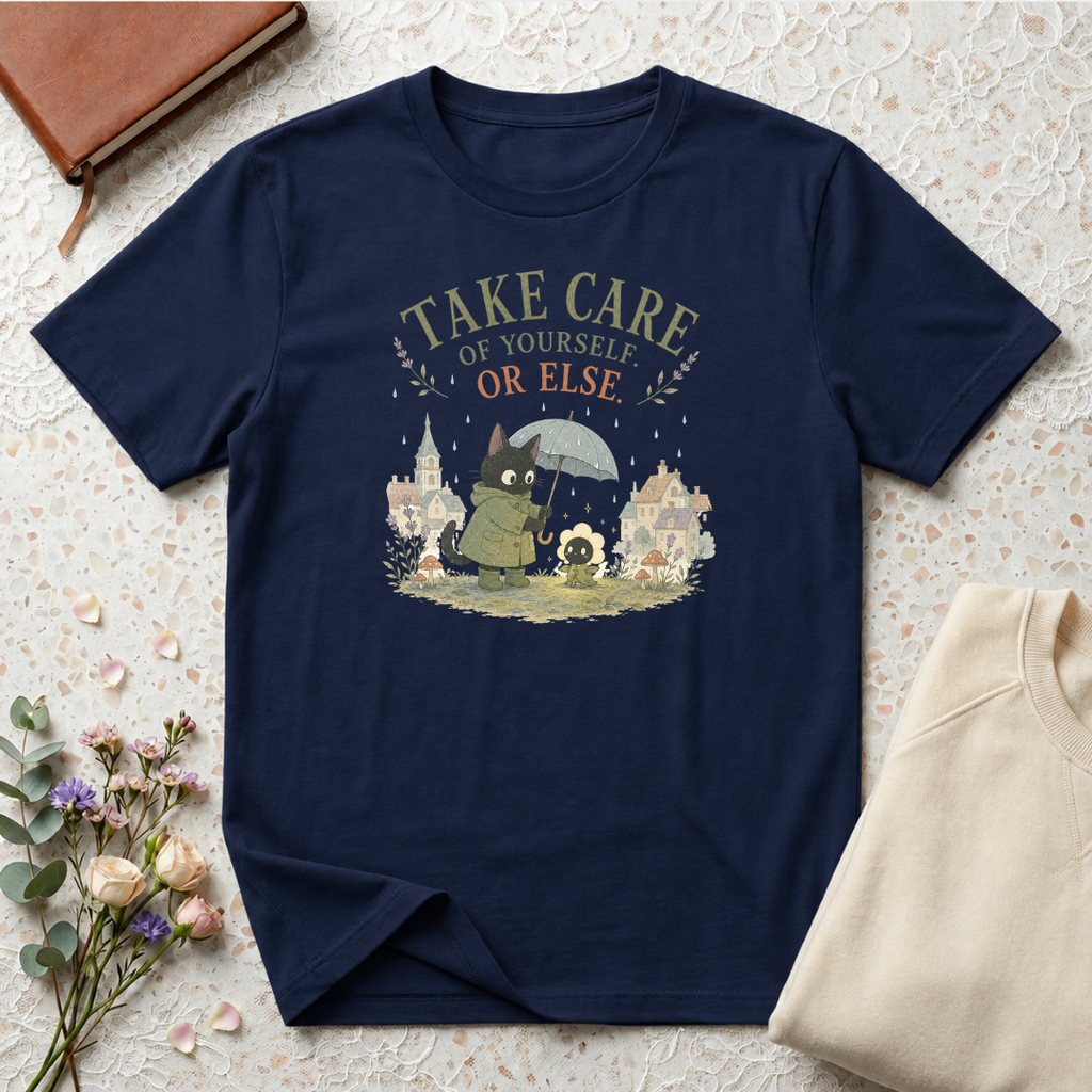 Take Care of Yourself. Or Else. Anime Inspired T-Shirt