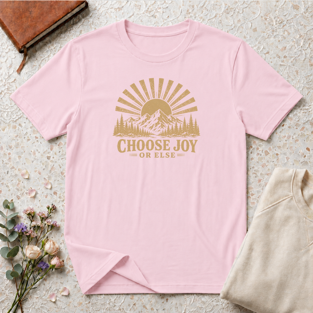 Choose Joy or Else Retro Outdoors T-Shirt