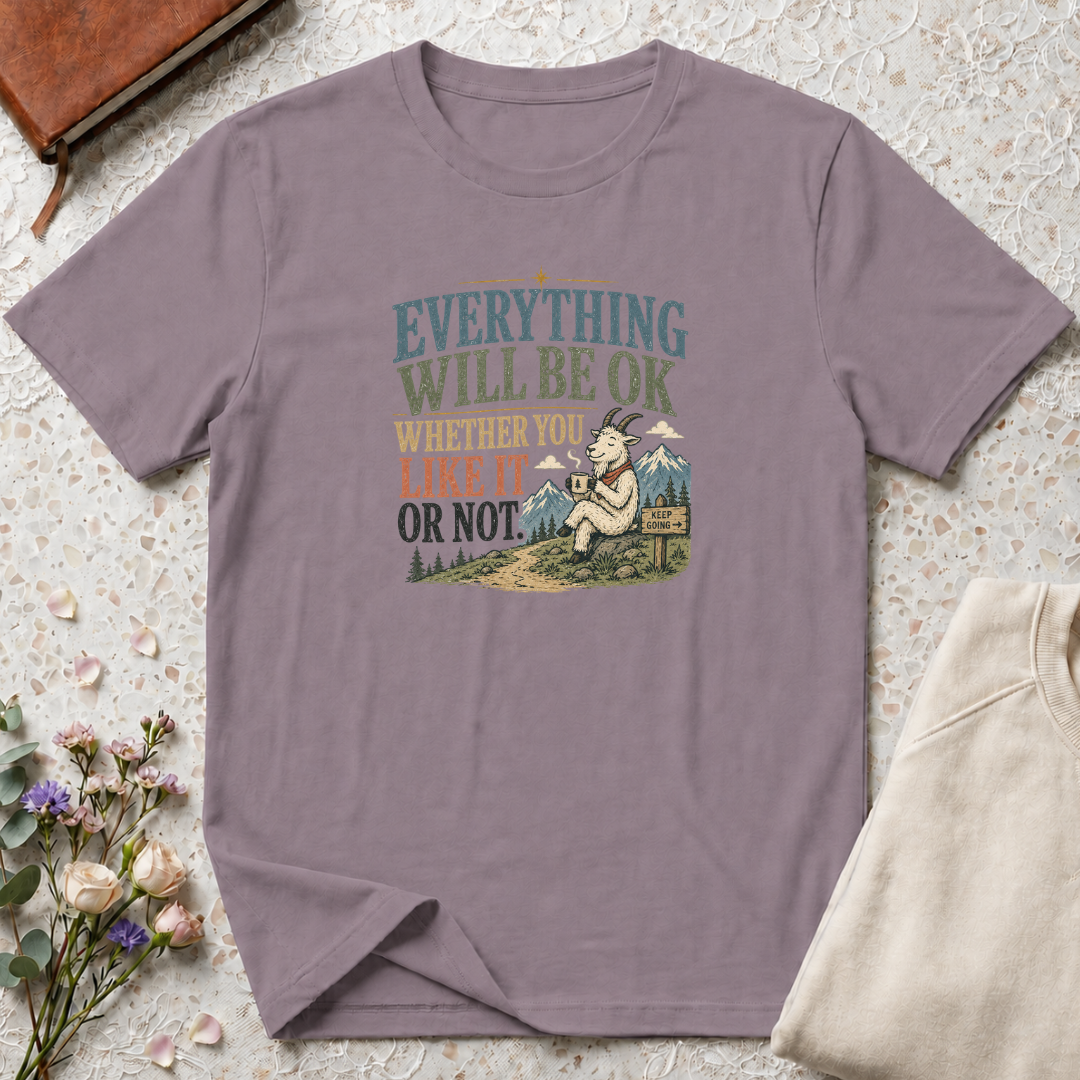 Everything Will be Ok Mountain Goat T-Shirt