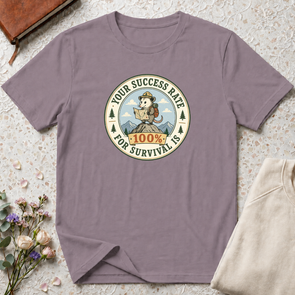 Your survival rate is 100% hiking T-Shirt