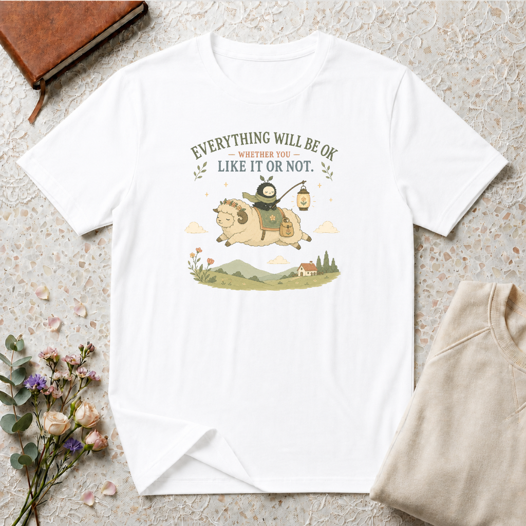 Everything Will Be Ok, Anime Inspired T-Shirt
