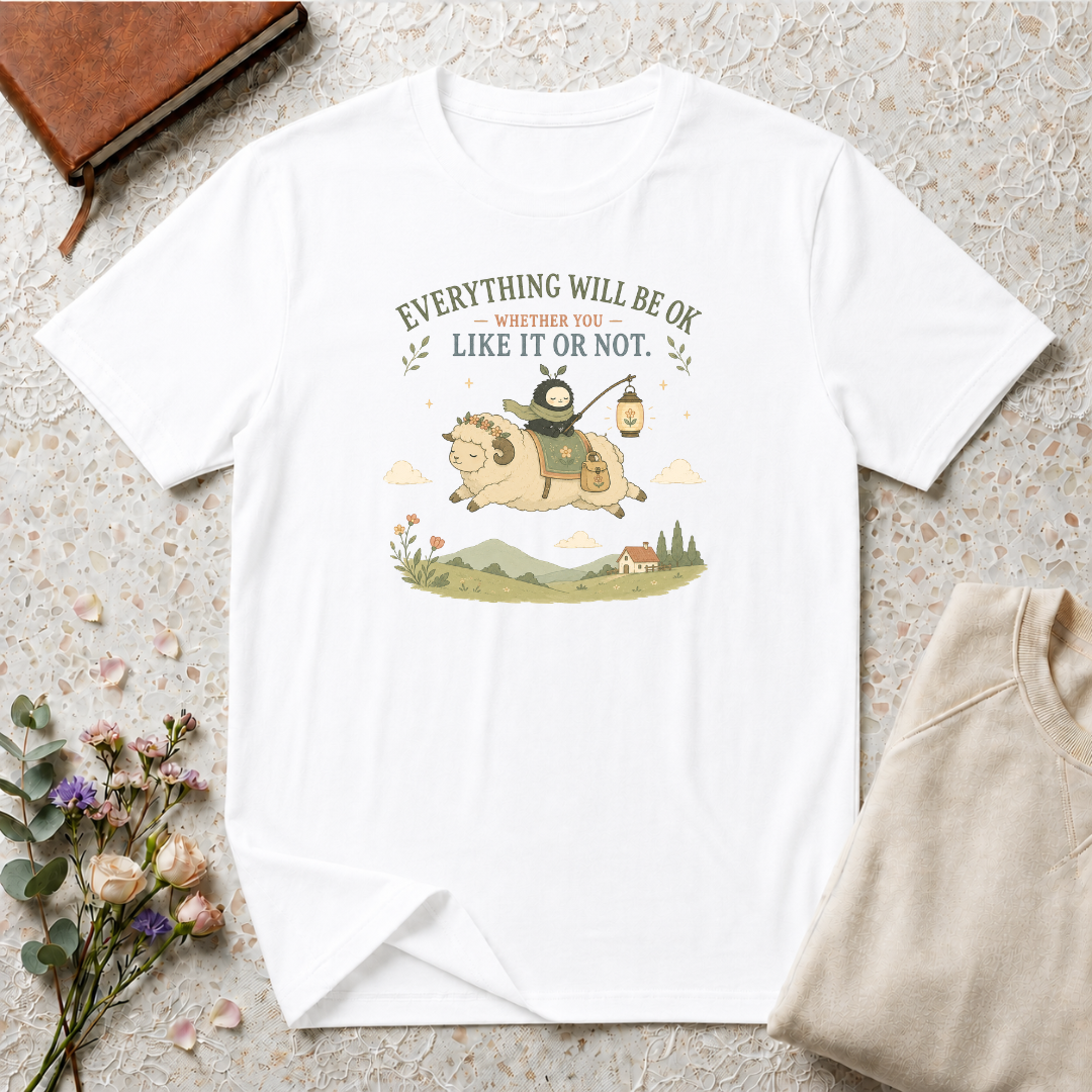 Everything Will Be Ok, Anime Inspired T-Shirt