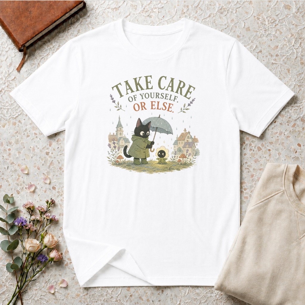 Take Care of Yourself. Or Else. Anime Inspired T-Shirt