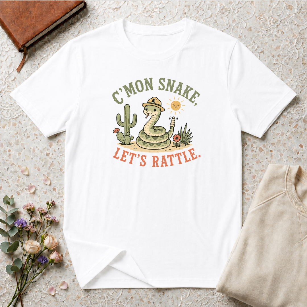 C'mon Snake Let's Rattle Desert T-Shirt