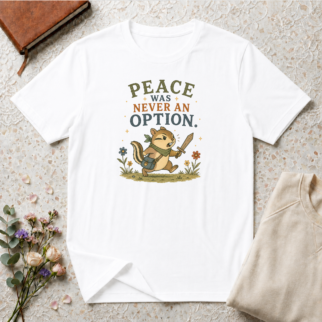 Peace was Never an Option Anime Inspired T-Shirt